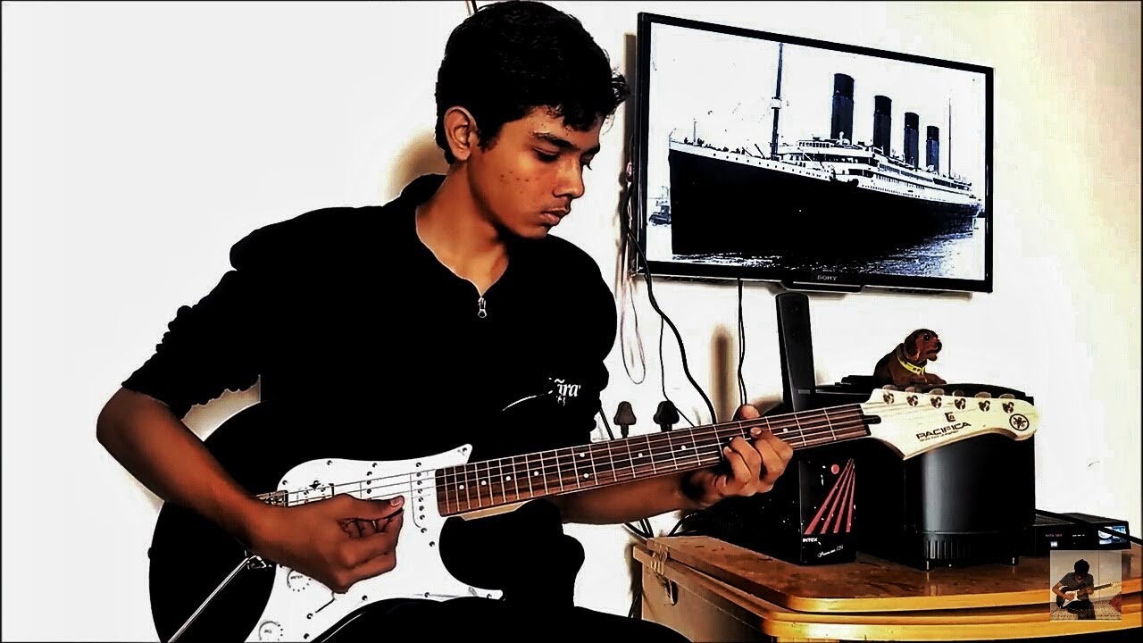 My Heart Will Go On - Titanic - Celine Dion - Electric Guitar Cover by Sudarshan
