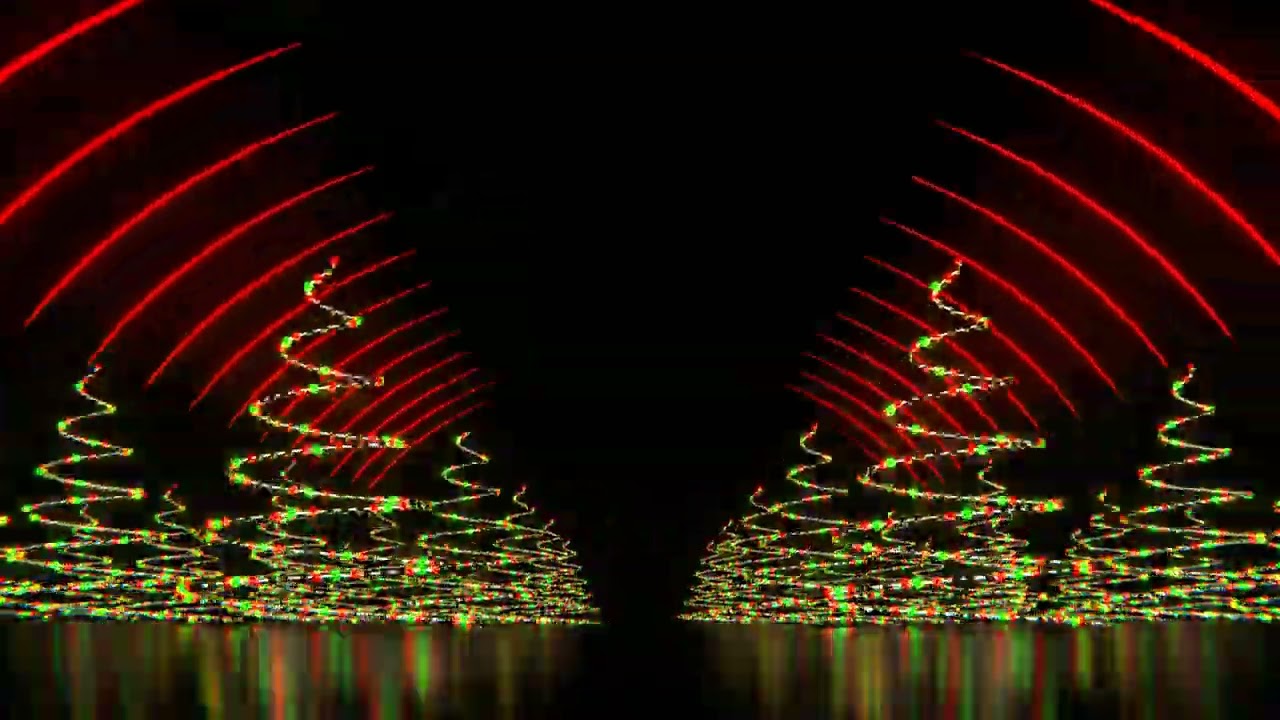 Holiday green and red Christmas lights background vj loop in 4k seamless dj visual