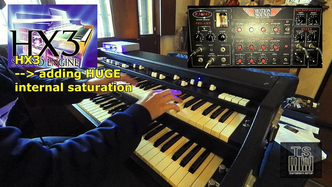 HX3 Organ & Motion Sound R3 147 - HX3 internal tube amp simulation - Rock Mode_01 @B0VIST