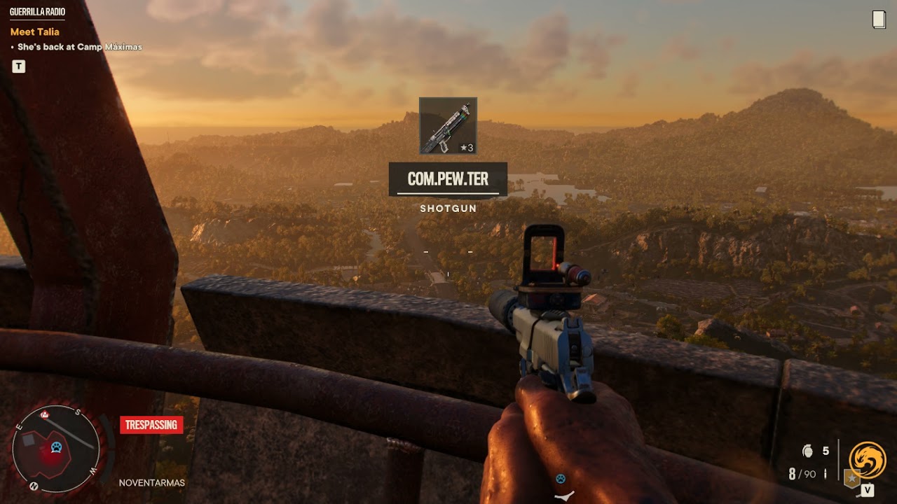 where to get the ''com.pew.ter'' shotgun farcry 6