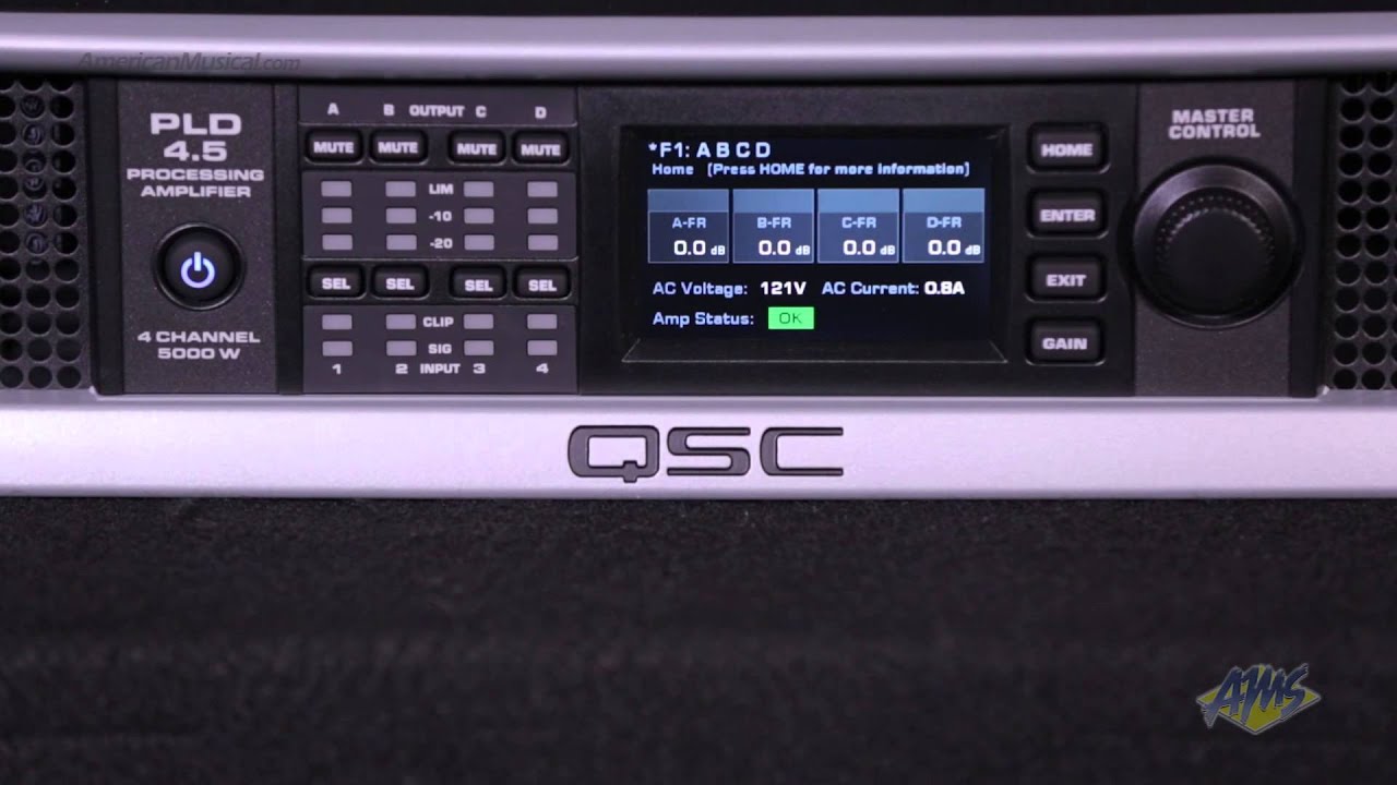 QSC PLD 4.5 Four-Channel Power Amplifier - QSC PLD