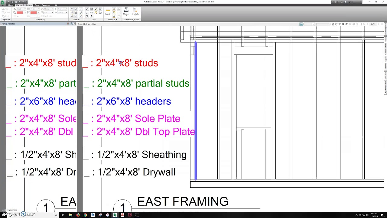 Autodesk Design Review CEA Cost Estimate Activity