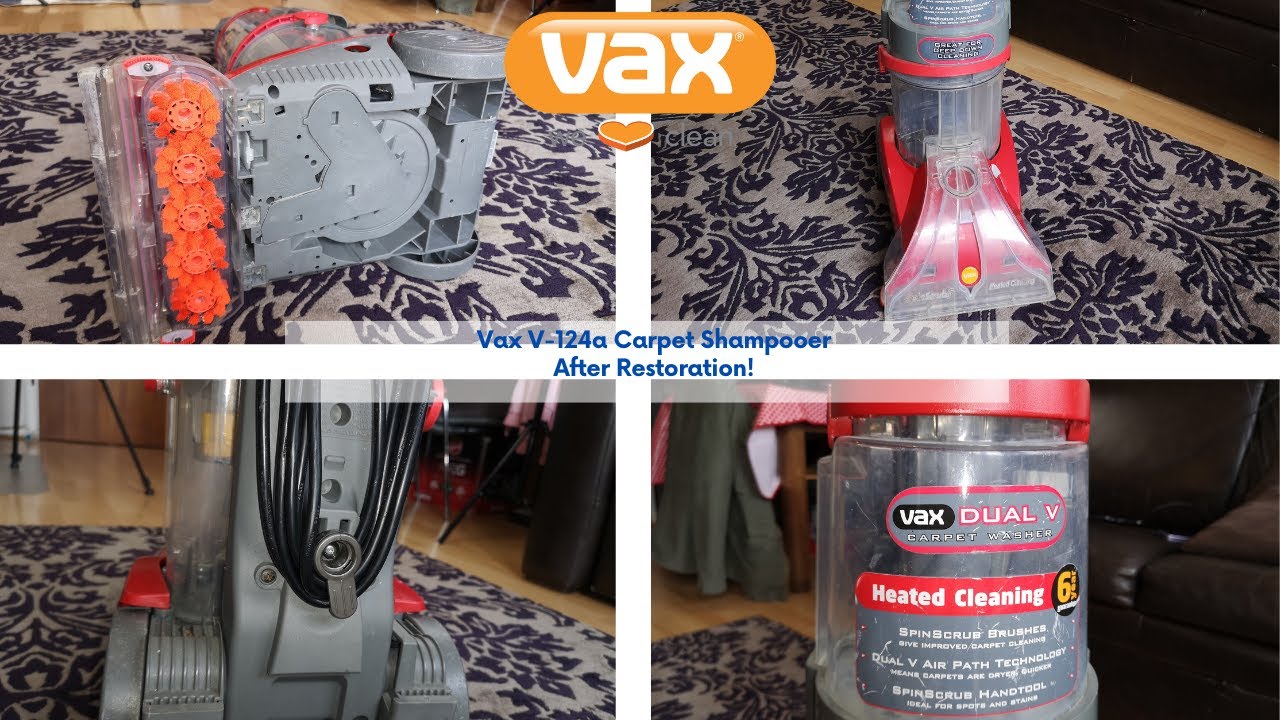 Vax V-124 Carpet Shampoo Machine - After Restoration & Demonstration!
