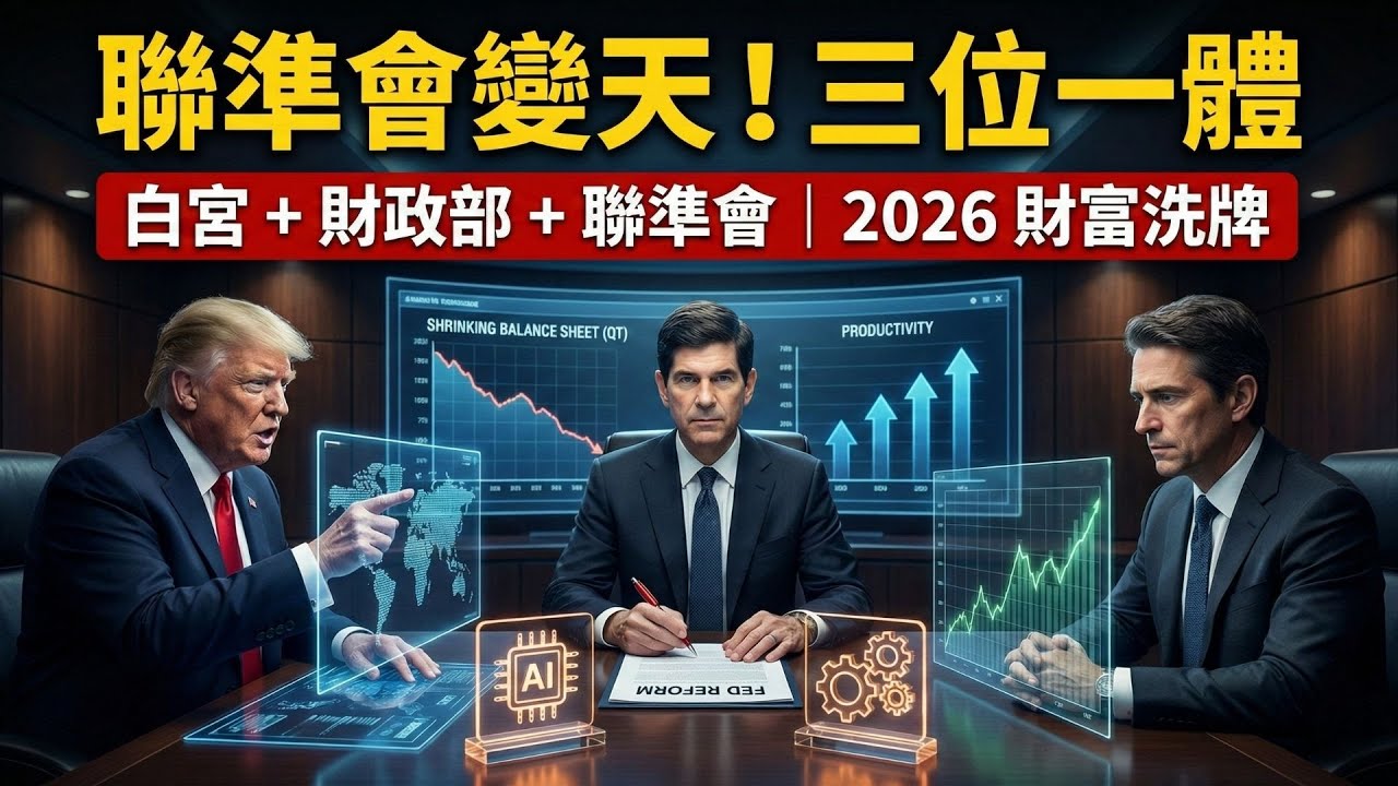 降息＋縮表竟能同時進行？拆解美聯儲新主席沃什的「矛盾」戰術：為何美金長線必弱，美股還有最後一漲？