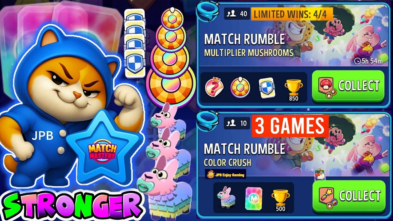 Mixy Meow 😼 STRONGER 💪/2 MATCH RUMBLE/ Multiplier Mushrooms 🍄/ Color Crush+Rainbow 🌈