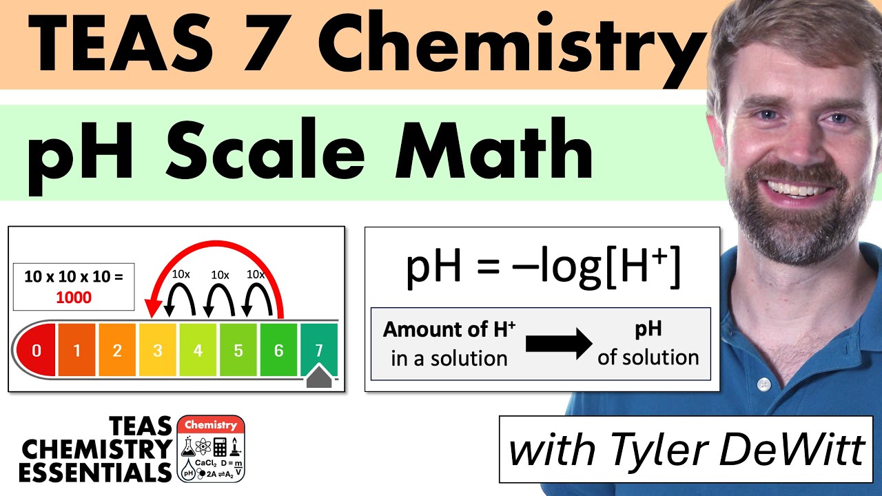 TEAS 7 Chemistry: pH Scale Math