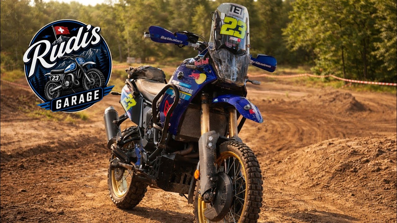 Yamaha Tenere 700 on MX track (short round, nothing wild) auf Crossstrecke