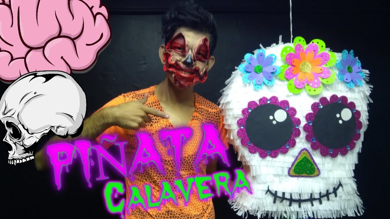 PIÑATA CALAVERA  EN 10 PASOS EDREI POP