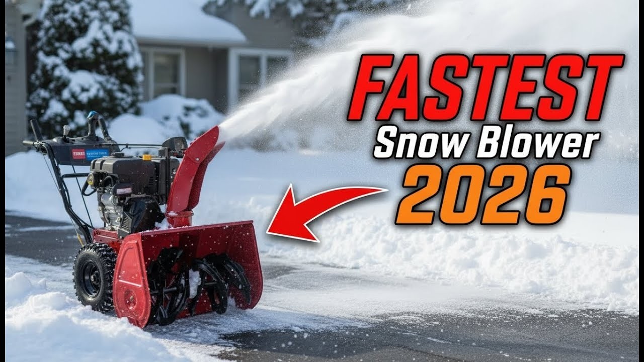 Топ-5 самых быстрых снегоуборщиков 2026 года, которые вам стоит купить.