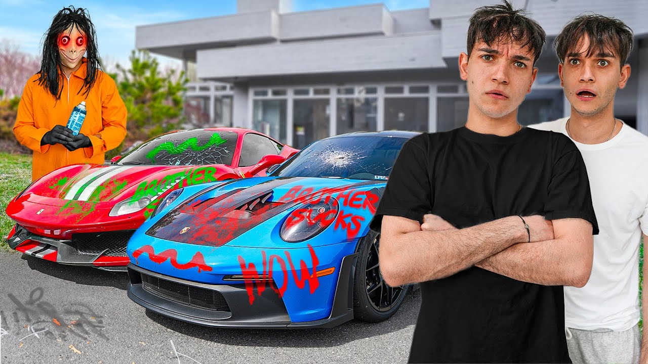 Creepy Man DESTROYED Our Cars!