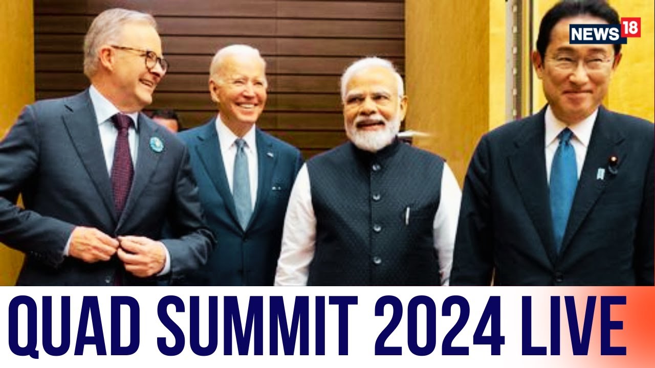 QUAD Summit 2024 LIVE | Joe Biden Hosts QUAD Leaders At Delaware | PM Modi | Fumio Kishida | N18G