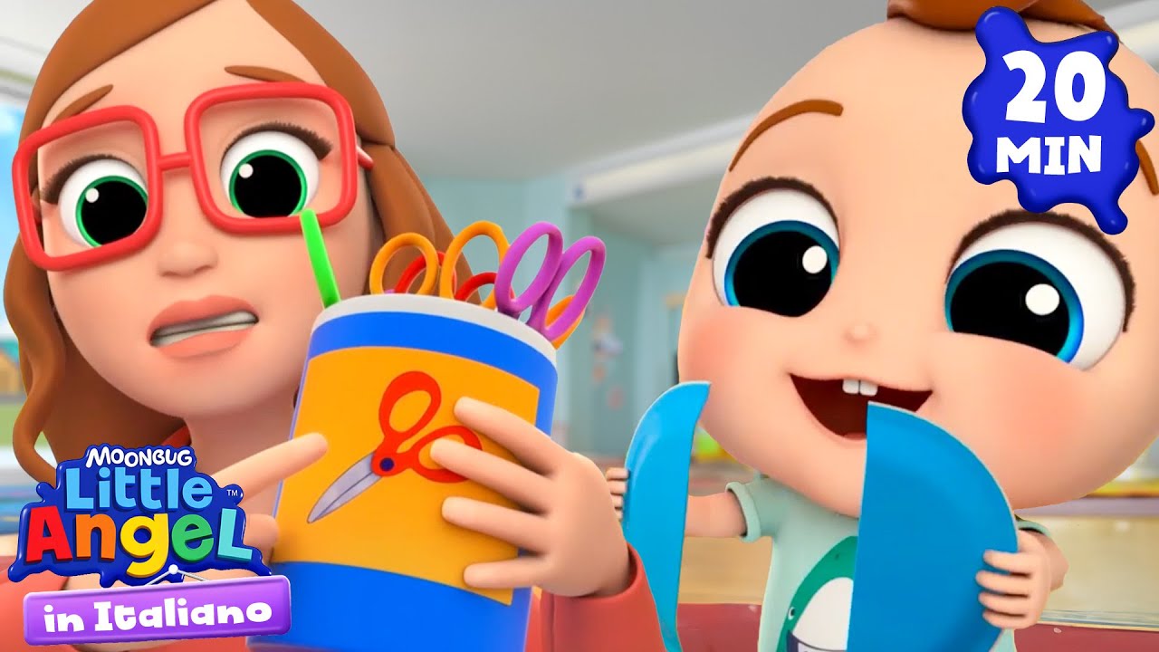 Impariamo le Regole a Scuola ✨ | Little Angel Italiano | Cartoni Animati con Gianni Piccino