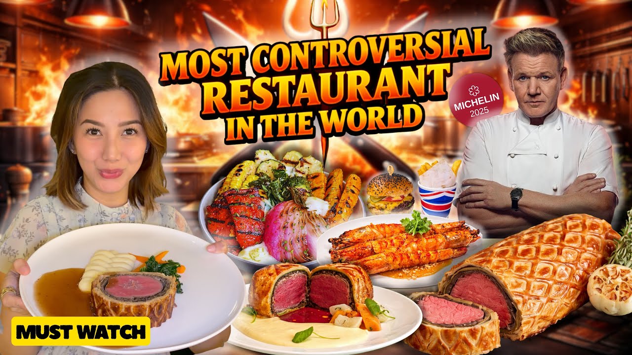 World’s Most CONTROVERSIAL Michelin Star CHEF & Restaurant | FAMOUS Beef WELLINGTON of Gordon Ramsay