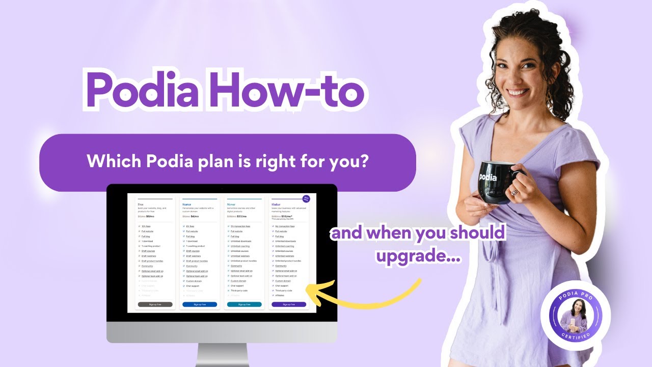 Which Podia plan is best for you?