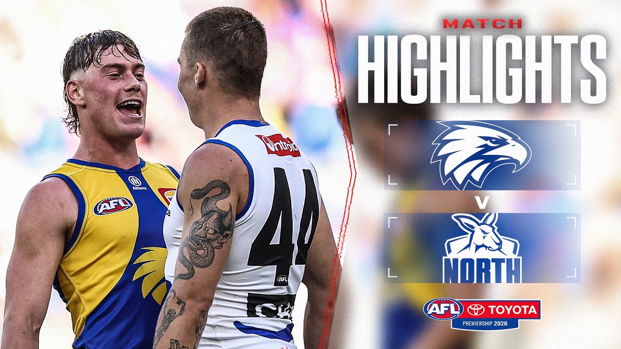 West Coast Eagles v North Melbourne Highlights | Round 2, 2026 | AFL