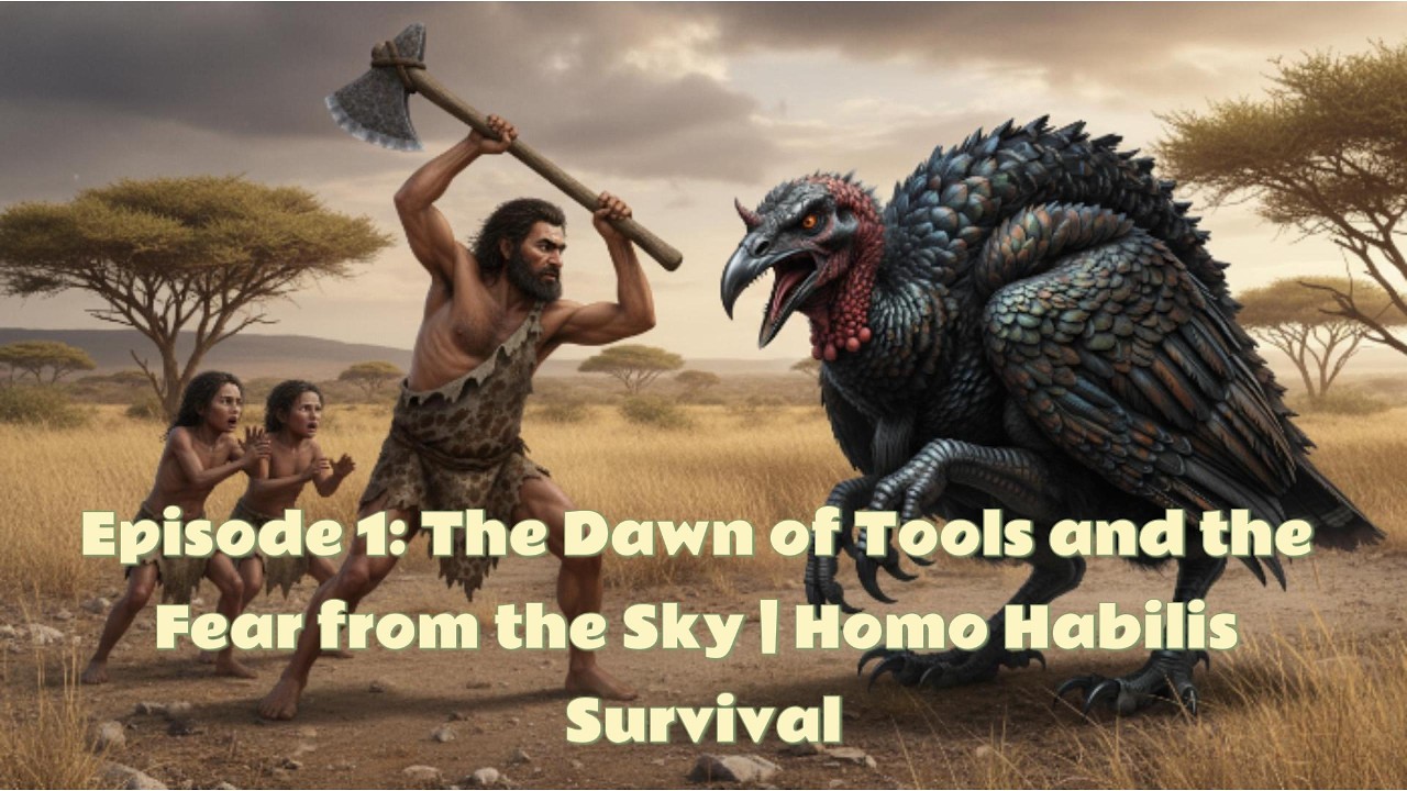 Episode 1: The Dawn of Tools and the Fear from the Sky | Homo Habilis Survival