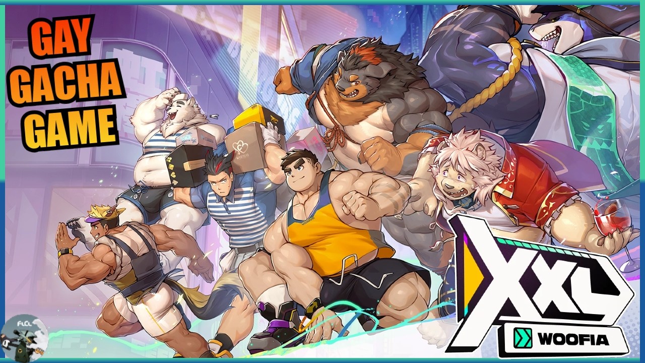 XXL Woofia Review - The New Gay Gacha Game Review for Pride Month #furry #gay