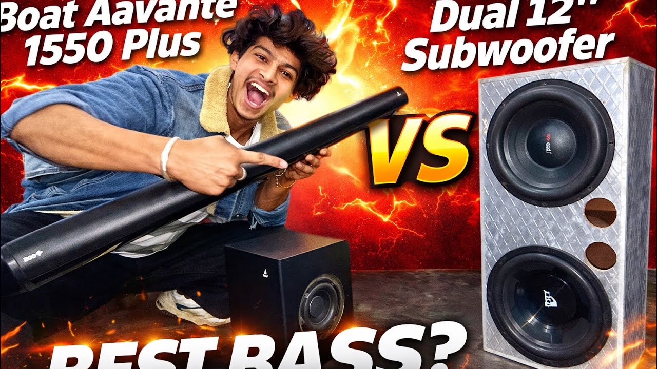 Boat Aavante Bar 1550 Plus Vs Two 12” Subwoofer Connecting Test Boat Soundbar - High Bass !