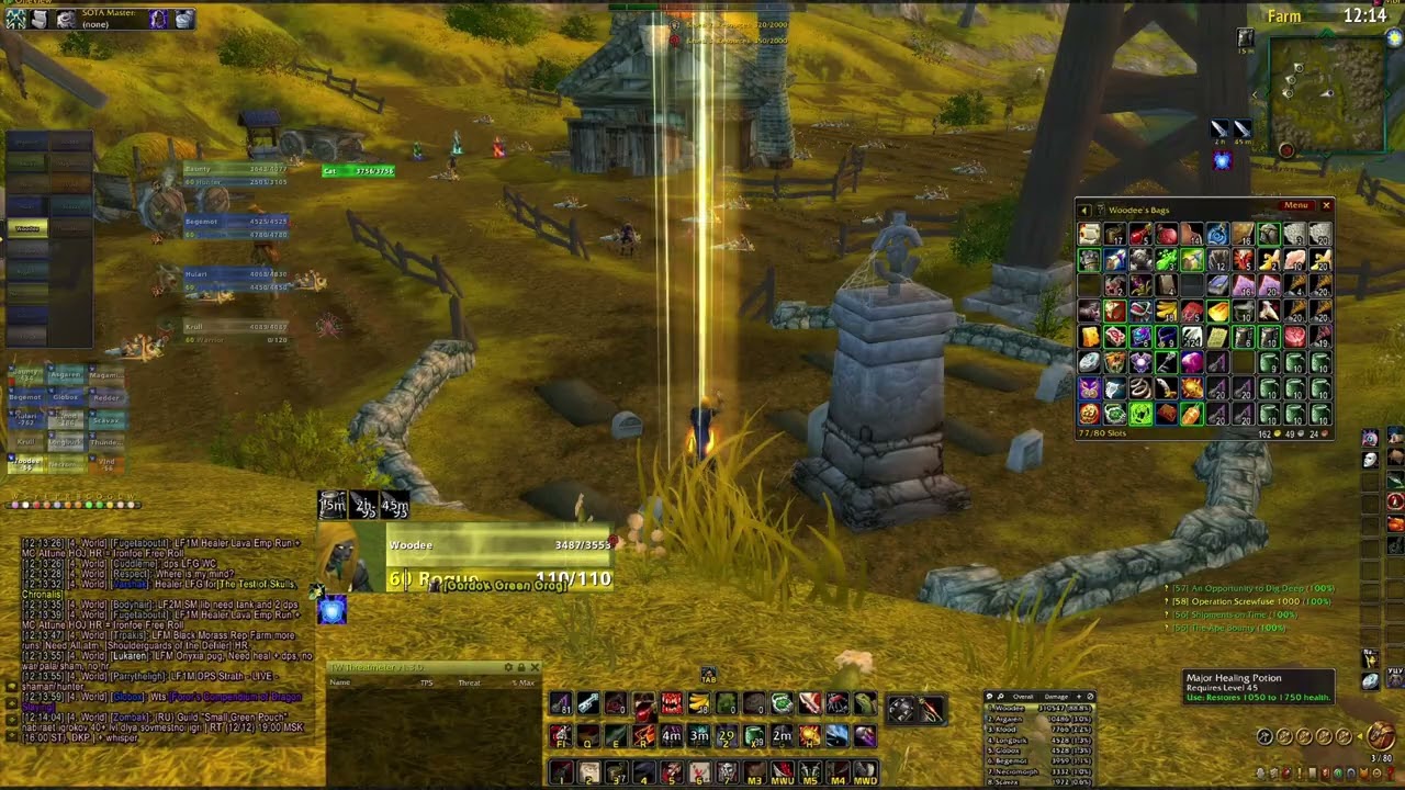 First Steps in PvP: Muti Rogue at Arathi Basin (Turtle WoW)