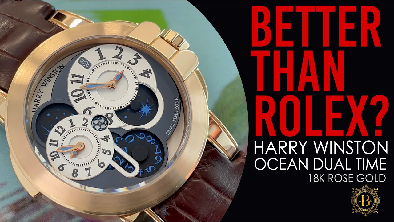 Rolex GMT Alternative - Harry Winston Ocean Dual Time OCEATZ44RR001