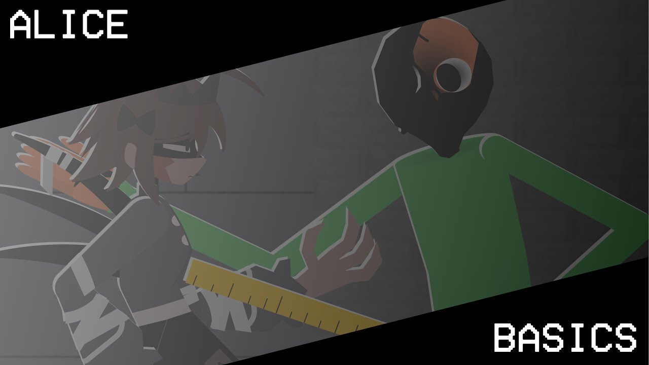 Alice (Fpe) Vs BAL_RAT BASICS (Baldi’s basics mod) Animation Fight | Stick Nodes |