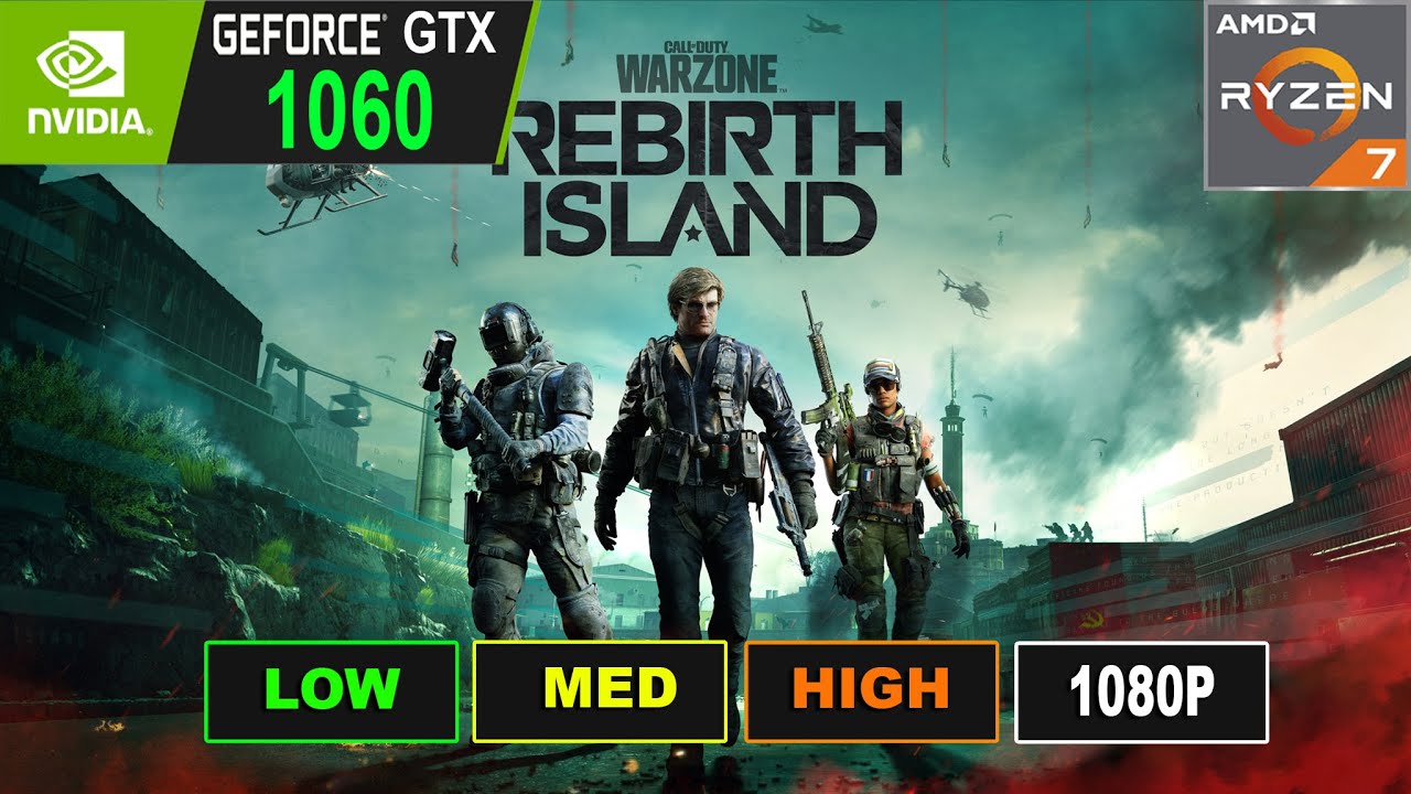 WARZONE REBIRTH | GTX 1060 |1080P BENCHMARK (2022)