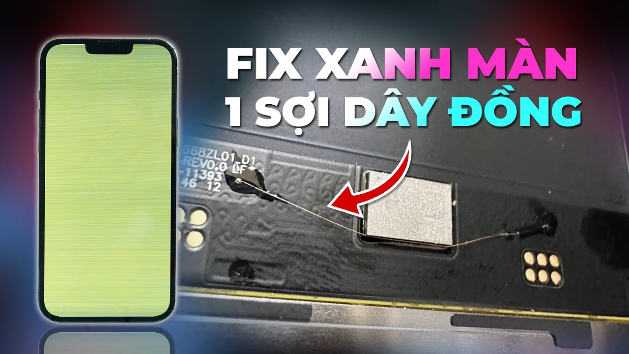 1 cọng d&acirc;y đồng SỬA LỖI XANH M&Agrave;N iPhone 13 Pro Max - Hại nhiều hơn lợi?