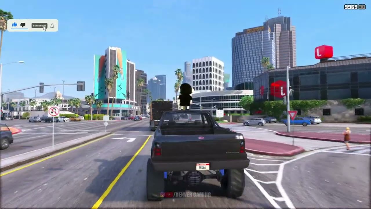 GTA 5 : Franklin Built A House On His Car | Malayalam | DENVER GAMING