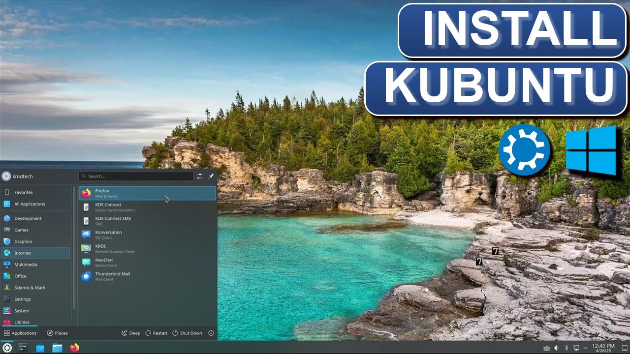 How To Install Kubuntu Without USB Drive | Dual Boot With Windows | UEFI