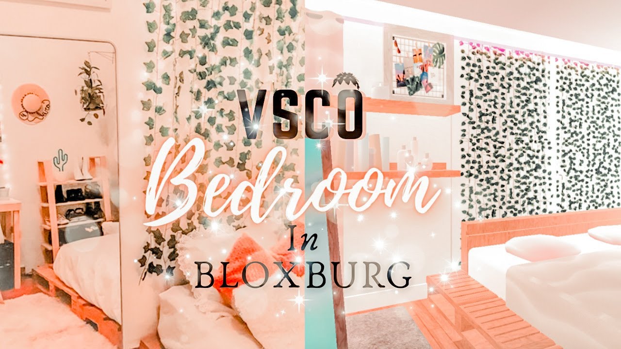BUILDING an AESTHETIC VSCO Bedroom in Bloxburg I Speedbuild & Tour
