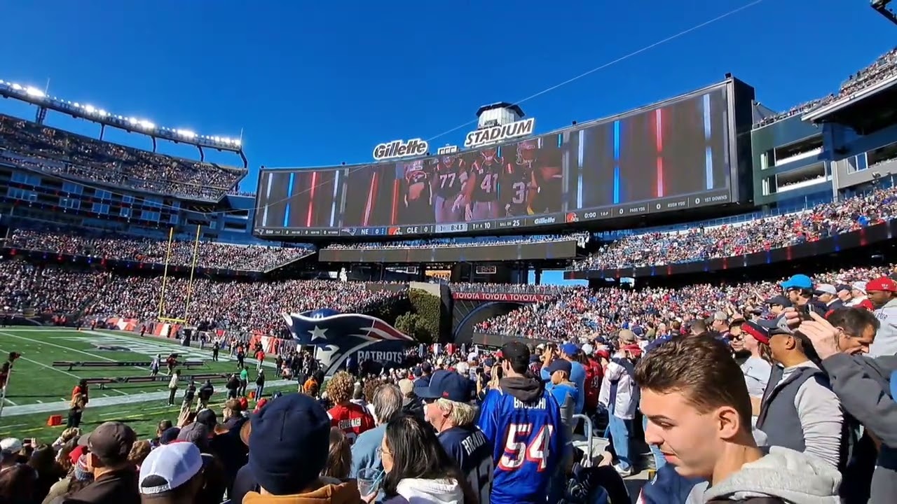 Patriots vs. Browns 