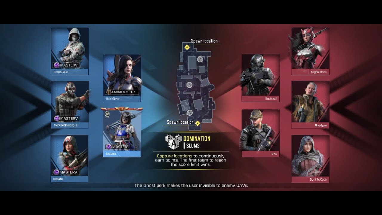 COD Mobile MP Ranked Domination &ndash; Slums Map Gameplay