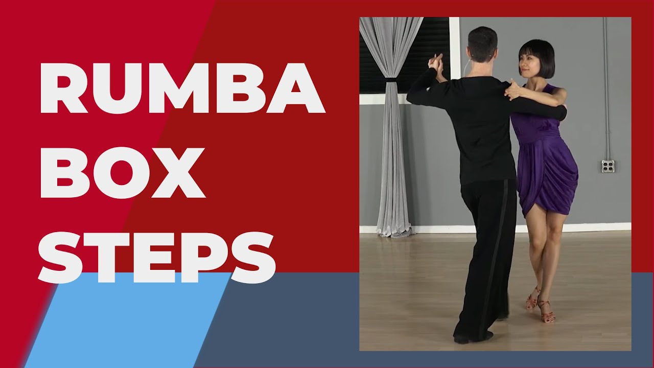 Шаги танца румбы — Rumba Box Step в американском стиле