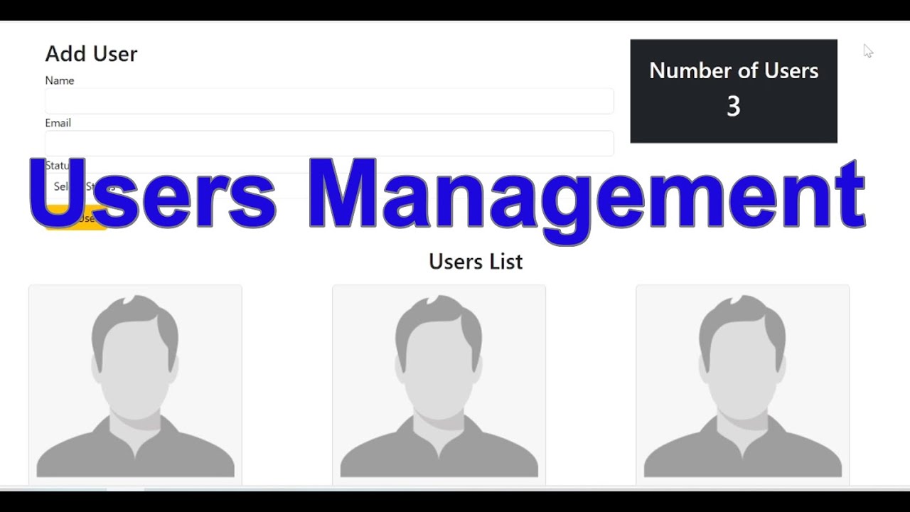 React Projects: Users Management App From Scratch Using React in Arabic Darija | PART 2