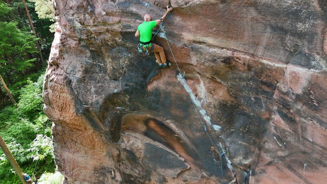 Climbing Pfalz Classics, L&auml;mmerfels, Batman 8+ (7a+)