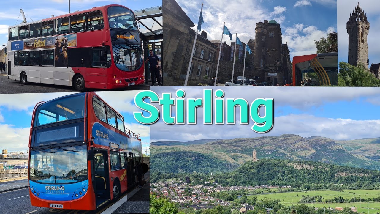 Stirling Open Top Tour Bus And Old exDundee Gemini Buses   .....Scotland.....2024.....