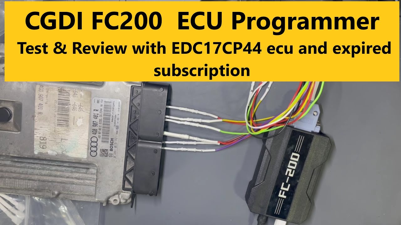 Программатор ЭБУ CGDI FC200 — обзор и тесты с EDC17CP44 и истекшей подпиской