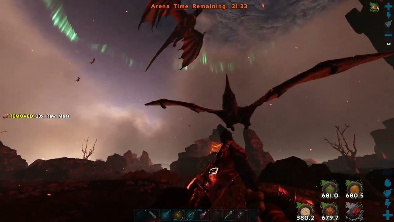 1 Deinonychus vs. ALPHA dragon - Full Fight