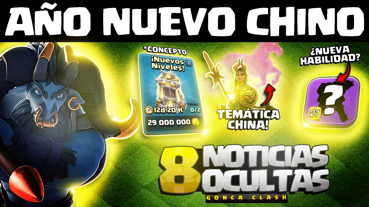 🚨 TODO lo OFICIAL (POR AHORA) del AÑO NUEVO CHINO: HABILIDAD, NUEVOS NIVELES y MÁS | Clash of Clans