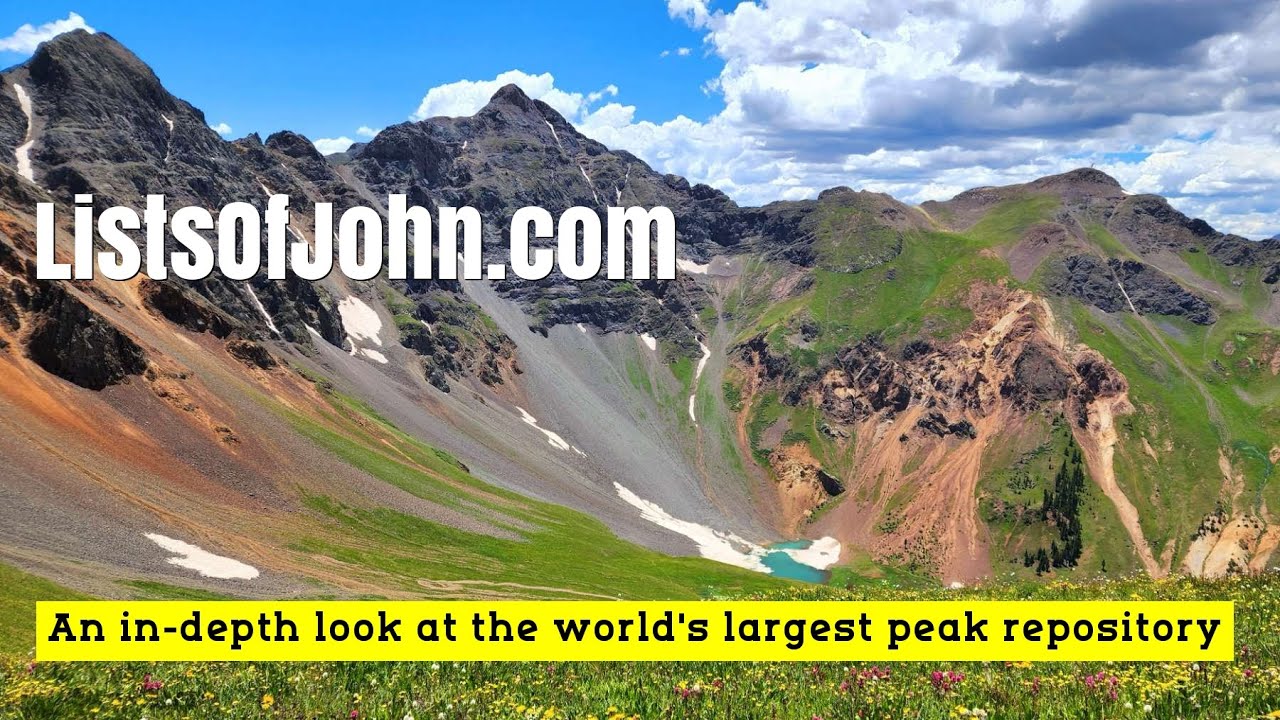 ListsOfJohn: The Ultimate Tool for Peakbaggers with over 200,000 peaks listed!