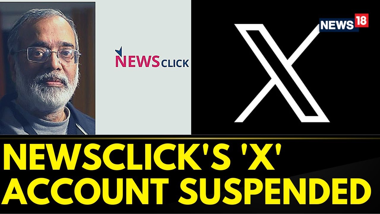 NewsClick Controversy News | NewsClick Official account Suspended From Twitter X | News18