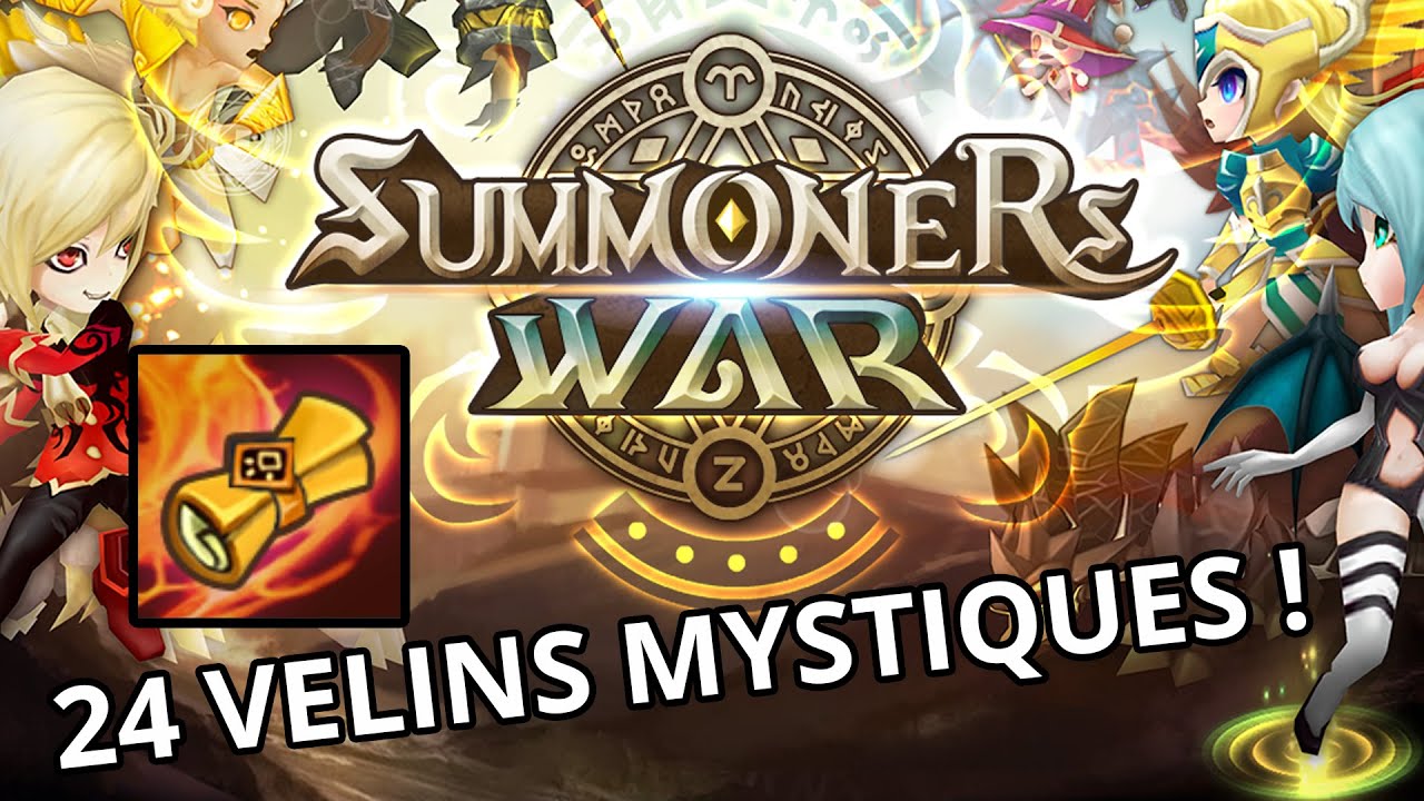 24 VELINS MYSTIQUES ! - SUMMONERS WAR FR