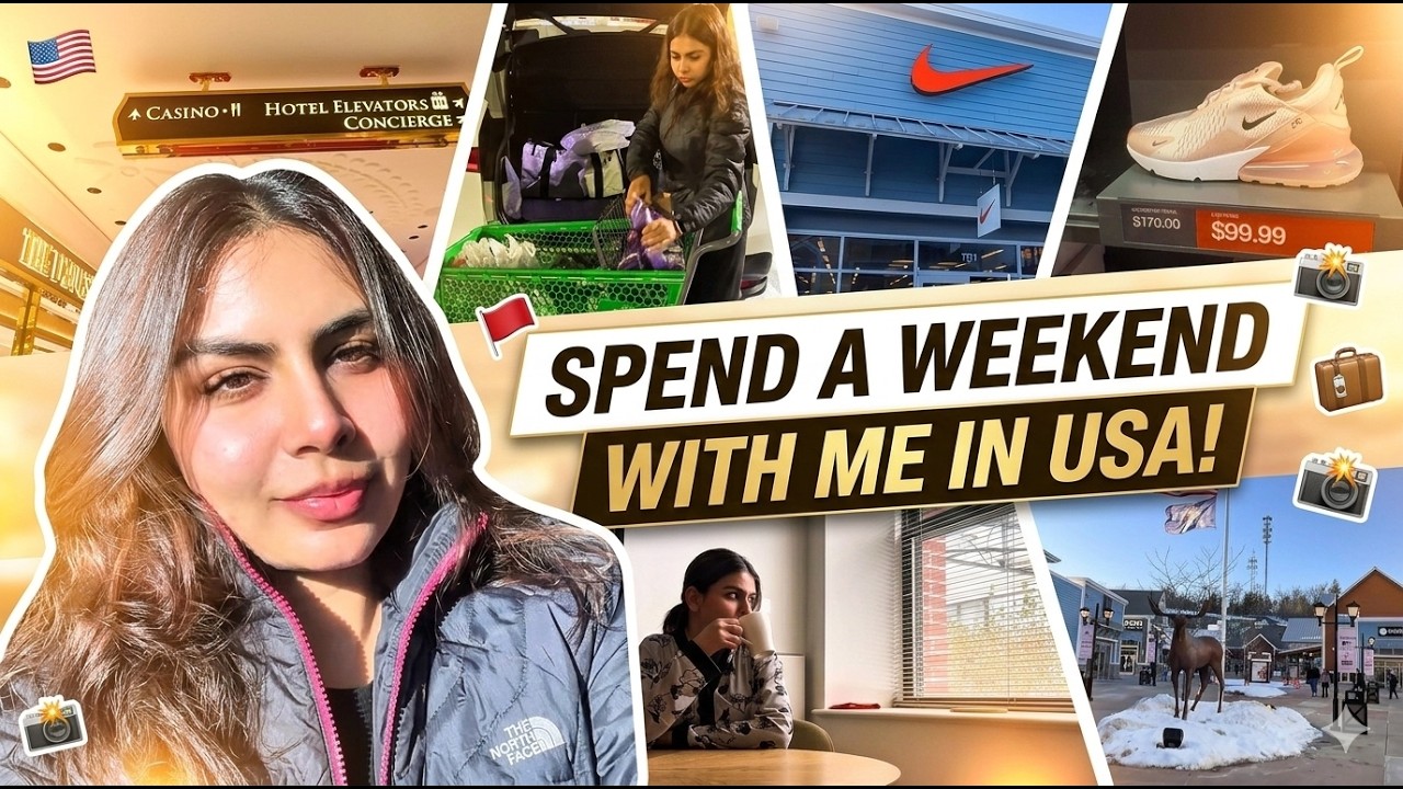 A Real Weekend Day in My Life in the USA | Shopping, Casino & Late Night Vibes