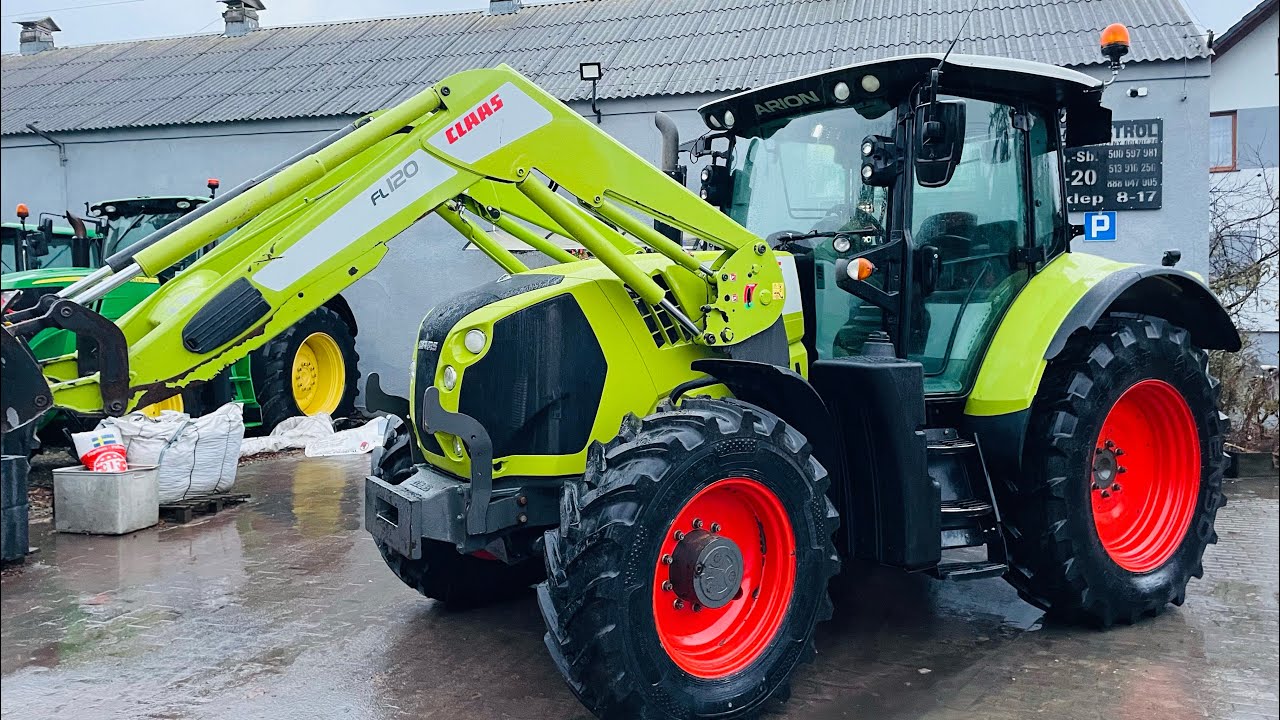 Claas Arion 620 z turem Claas FL120, 2017 rok! Kolorowy wyświetlacz, 158 KM, prezentacja *PESTROL*