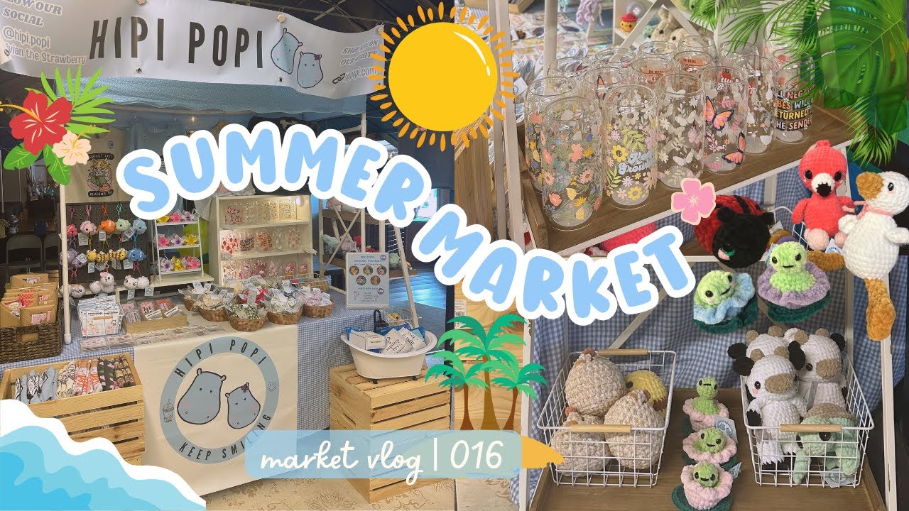 ✨ 3 Days Crochet Market Vlog, Market Prep and Results?!? 💰Market Tips & Tricks