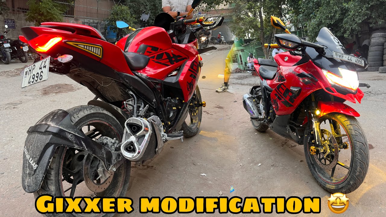 Fully Loaded Modified Suzuki Gixxer sf 🤩 | gixxer from Himachal pardesh | Techno khan