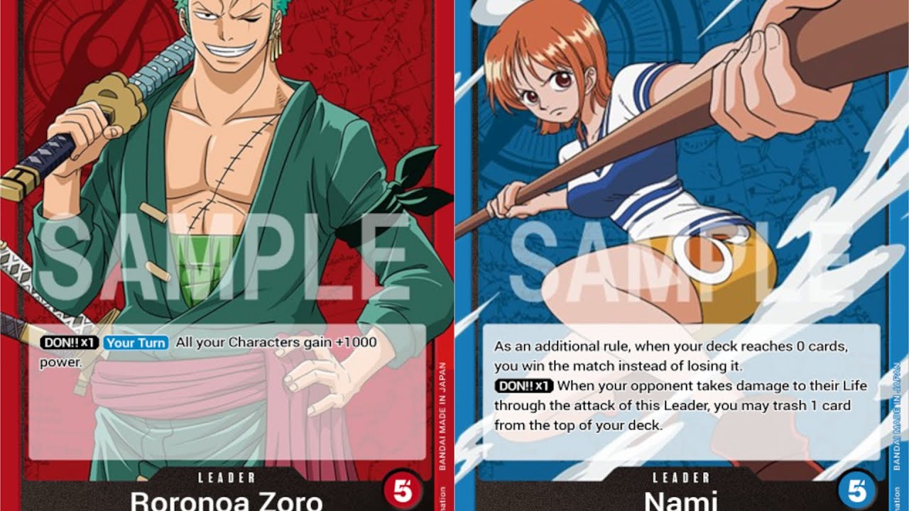 Red Roronoa Zoro vs Blue Nami | OP03 | 11
