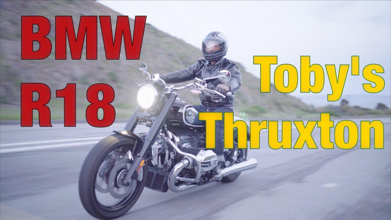 BMW R18 100 Years & Triumph Thruxton R at Toby's Garage
