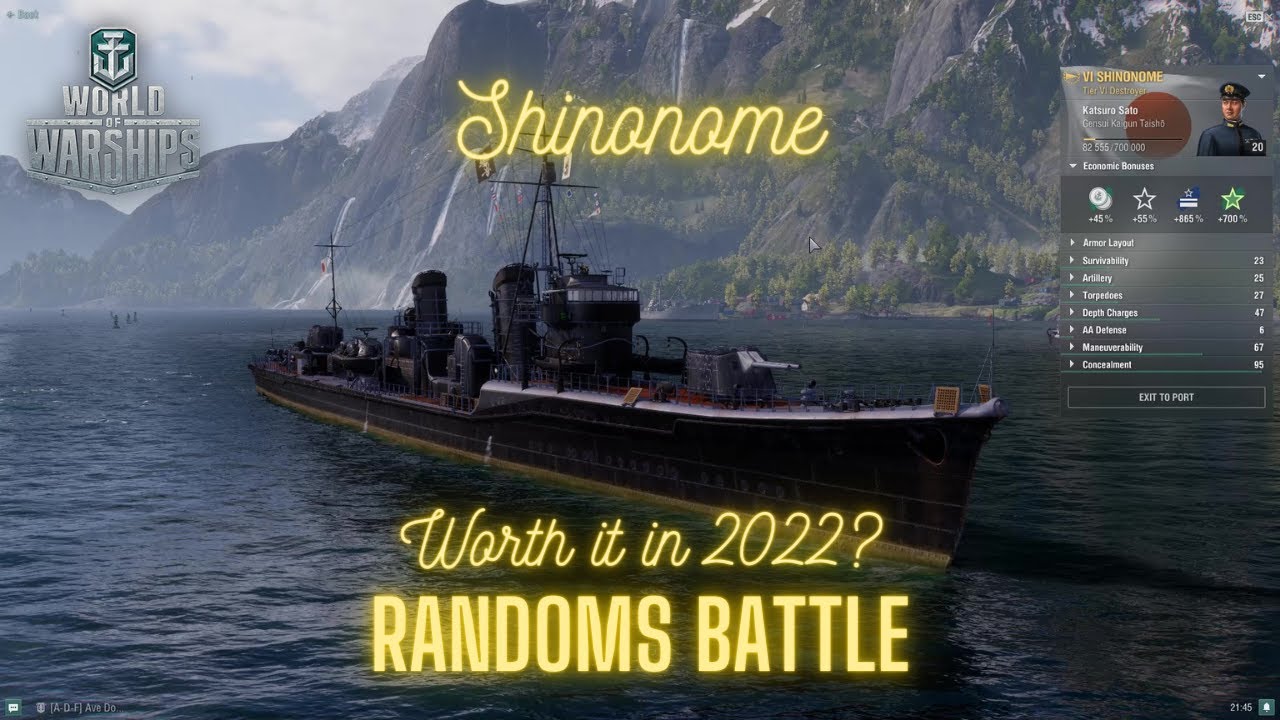 World of Warships - Is Shinonome Worth it in 2022?