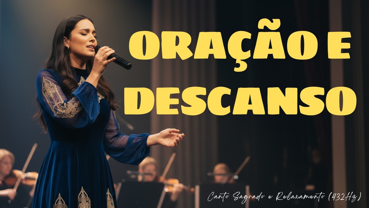 ORA&Ccedil;&Atilde;O E DESCANSO | 40 Minutos de Adora&ccedil;&atilde;o Celestial a 432Hz | Voz Branca de Adora&ccedil;&atilde;o